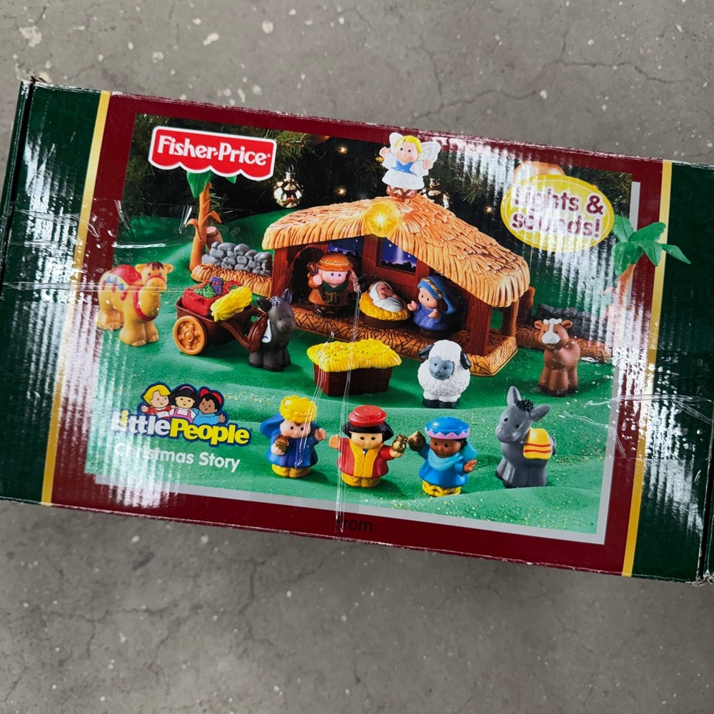 Vintage fisher price little people nativity 2005